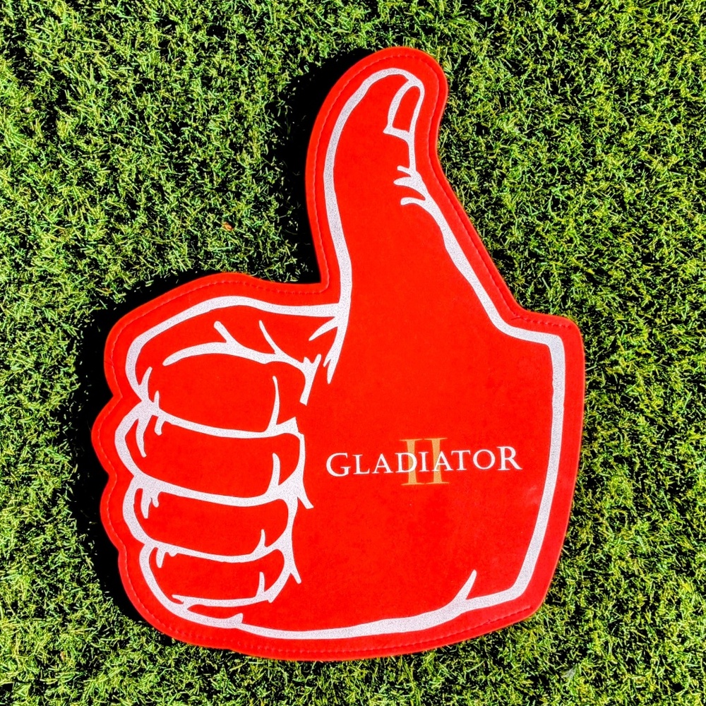 Gladiator 2 AMC CINEMARK REGAL LIMITED EDITION Fan Event Foam Finger (thumb)